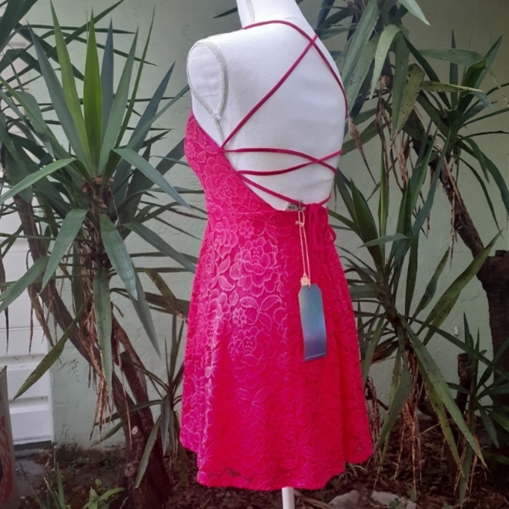 Show me your MuMu hot pink Mini Dress - Picture 8 of 8